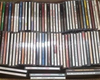 Box of CD's ~ All Checked ~ mostly country