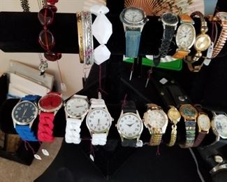 Some bracelets and lots of watches