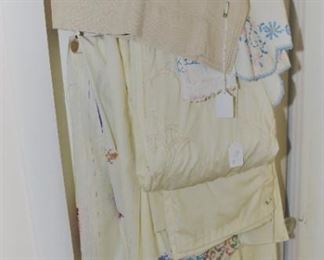 Lovely hand embroidered linens