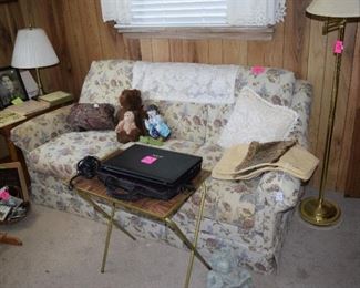 the small sofa bed, and the Asus