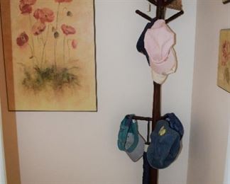 Coat rack, currently employed as a hat rack  :)