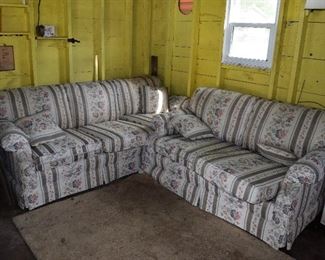 Sofa and love seat from the living room