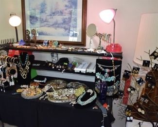 The jewelry table 