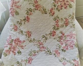 Hand done Needlepoint and quilt by Dory