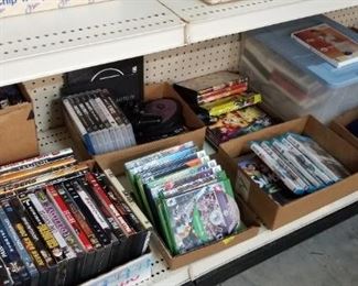 dvds and games