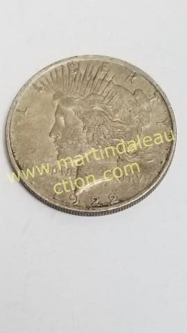 Peace silver dollar