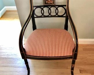  $95 AS IS    Charleston Regency Chair Kellogg Collection 23" W, 19.5" D, 35" H.   AS IS 