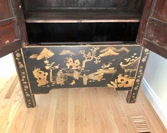 Detail cabinet open