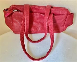 $300 Bree - Swiss leather red purse NEW