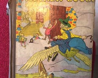 I am not sure why this cover is a kids book cover......kind of scary!  LOL We have a lot of great vintage kids books!   