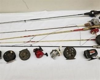 Vintage Fishing Rods Reels