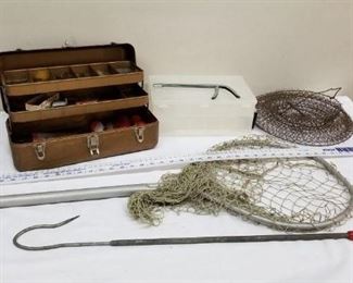 Fishing with Vintage Tackle Box
