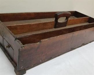 Antique Tool Caddy with Drawers
