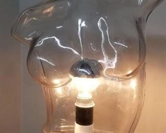 Artist Made Female Bust Floor Lamp