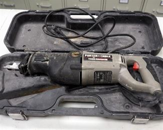 Porter Cable Electric Variable Speed Tiger Saw, Model 9748, Includes Carrying Case