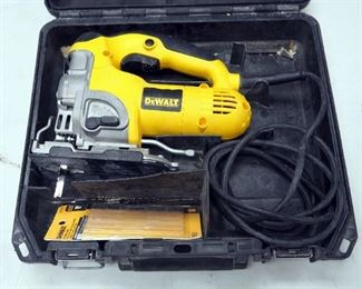DeWalt Electric Variable Speed Orbital Jig Saw With 1" Stroke, Model DW331, Includes Carrying Case