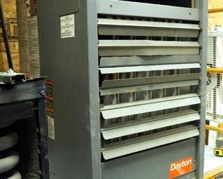 Reclaimed Dayton Hydronic Unit Heater, Model 3E229D, And Condenser
