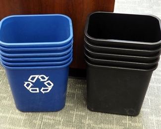 Waste Baskets Qty 6 And Recyclable Waste Baskets Qty 6
