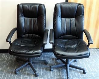 Office Star Products Rolling Adjustable Office Chairs, Qty 2