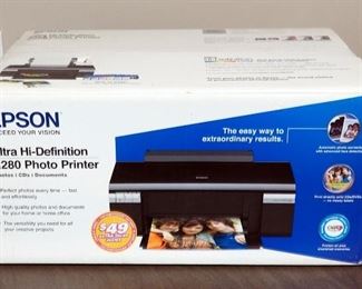 Epson High Definition Photo Printer Model R280, New In Box