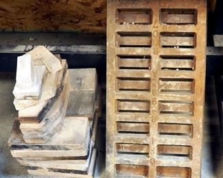 Reclaimed Fire Grates And Bricks