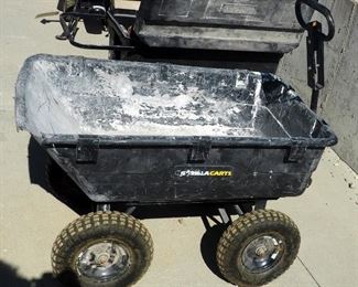 Gorilla Deluxe Dump Garden Cart, Model GOR866D, 24.5" x 40.5" x 26"