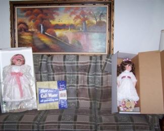 ANOTHER VIEW OF DOLLS/ SOFA & PAINTING