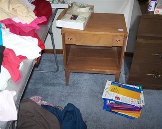 VINTAGE NIGHT STAND & MISC.