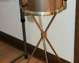 Vintage Ice Bucket on Stand