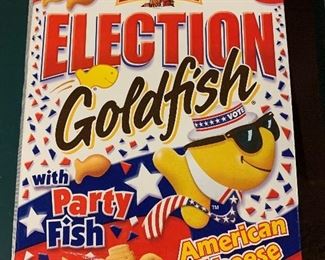 SOME HAVE BEEN SOLD --- Vtg. Pepperridge Farm Election Goldfish - never opened