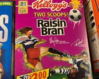 SOME HAVE BEEN SOLD --- TONS!!!!! of perfect condition Kellogg's sports cereal boxes - most of them have never been opened