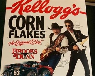 SOME HAVE BEEN SOLD --- TONS!!!!! of perfect condition Kellogg's sports cereal boxes - most of them have never been opened - Brooks & Dunn