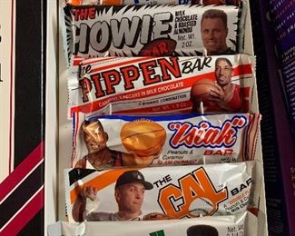 Vtg. Morley Candy Makers Sports Collection series candy bars in original box 