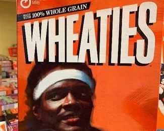 SOME OF THE BOXES ARE SOLD ---TONS!!!!!                   of perfect condition Wheaties sports cereal boxes - most of them have never been opened- Walter Payton