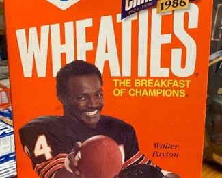 SOME OF THE BOXES ARE SOLD ---TONS!!!!!                   of perfect condition Wheaties sports cereal boxes - most of them have never been opened - Walter Payton