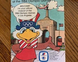 1984 Sam the Olympic Eagle game book