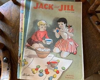 3 Vtg. Jack and Jill books