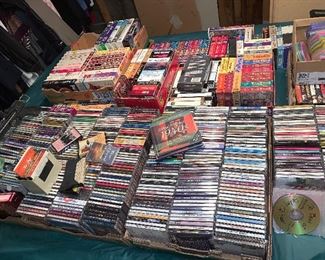TONS!! of Cd's and DVD's 