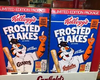 SOME HAVE BEEN SOLD --- Kellogg's  cereal Sports Edition - never opened 