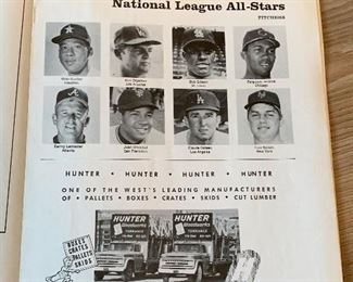 1967 All-Star Game book