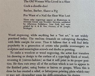 Mother Goose Wood Engravings in Color by Philip Read 