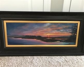 Oil on canvas painting