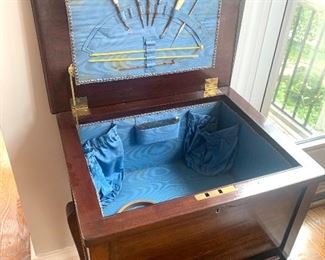 antique sewing cabinet