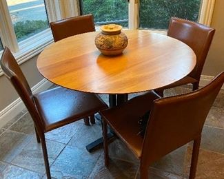 Cherry table($500) and chairs ($25 each)