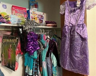 Girls Costumes 5T-8, Learning Books and Games and Toys