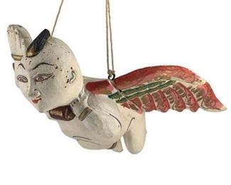Lot 087
Balinese Carved Winged Spirit Chaser