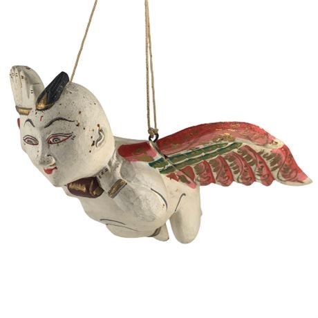 Lot 087
Balinese Carved Winged Spirit Chaser