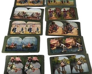 Lot 050
StereoGraph 1903 Resampled Color Photo Set Of The Frontier