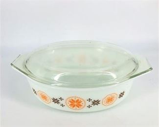 Lot 111
Mid-Century Pyrex "Town and Country" Covered Casserole
