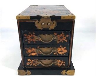 Lot 247
Japanese Buddhist Prayer Box Styled Jewelry Box